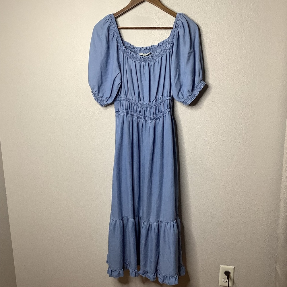 Indigo Rose Cottagecore Women's Dress